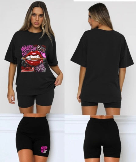 Women’s biker set (black)